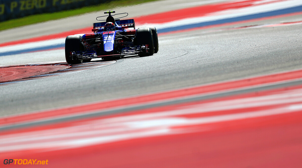 AUSTIN, TX - OCTOBER 22: Daniil Kvyat of Russia driving the (26) Scuderia Toro Rosso STR12 on track during the United States Formula One Grand Prix at Circuit of The Americas on October 22, 2017 in Austin, Texas.  (Photo by Clive Rose/Getty Images) // Getty Images / Red Bull Content Pool  // P-20171023-00136 // Usage for editorial use only // Please go to www.redbullcontentpool.com for further information. // 
F1 Grand Prix of USA
Clive Rose
Austin
United States

P-20171023-00136
