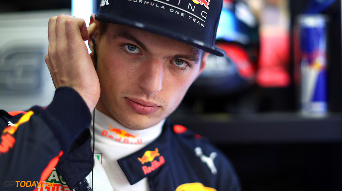 SAO PAULO, BRAZIL - NOVEMBER 12:  Max Verstappen of Netherlands and Red Bull Racing prepares to drive in the garage before the Formula One Grand Prix of Brazil at Autodromo Jose Carlos Pace on November 12, 2017 in Sao Paulo, Brazil.  (Photo by Mark Thompson/Getty Images) // Getty Images / Red Bull Content Pool  // P-20171112-00794 // Usage for editorial use only // Please go to www.redbullcontentpool.com for further information. // 
F1 Grand Prix of Brazil
Mark Thompson
Sao Paulo
Brazil

P-20171112-00794