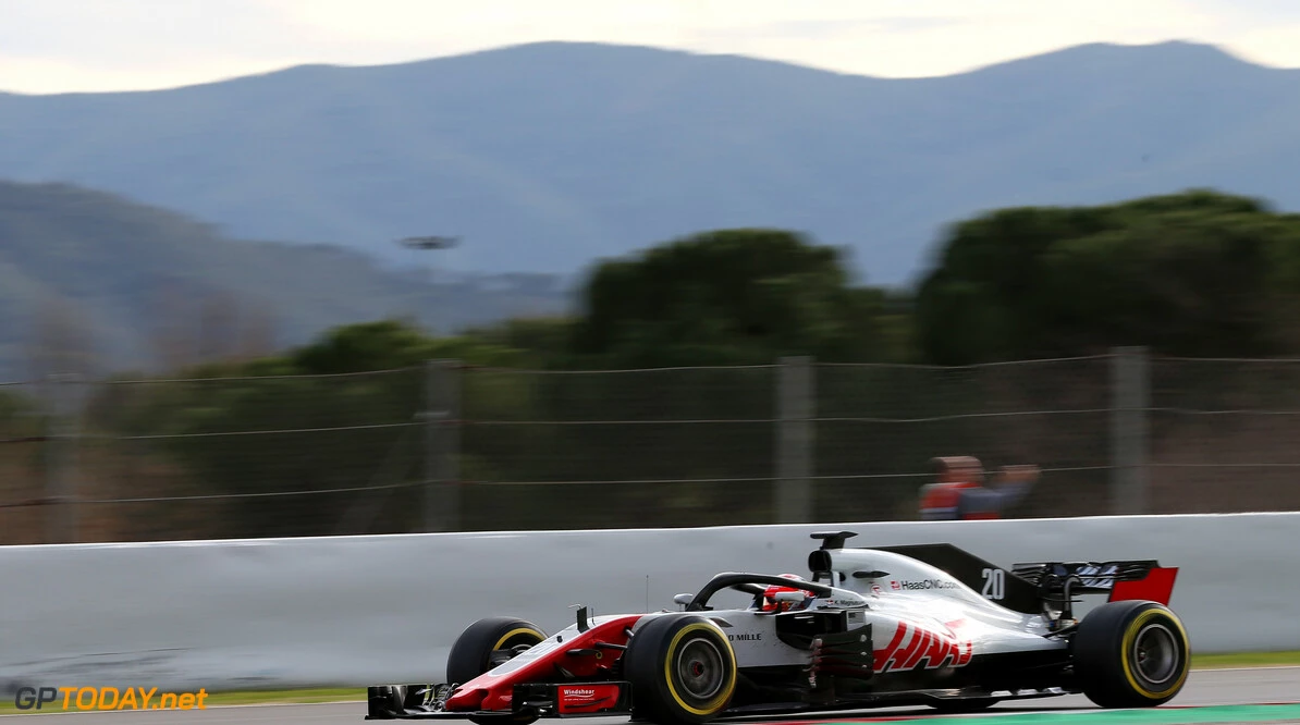 Formula One Testing
Kevin Magnussen (DEN) Haas VF-18.
08.03.2018. Formula One Testing, Day Three, Barcelona, Spain. Thursday.
- www.xpbimages.com, EMail: requests@xpbimages.com - copy of publication required for printed pictures. Every used picture is fee-liable. (C) Copyright: Batchelor / XPB Images
Motor Racing - Formula One Testing - Test Two - Day 3 -  Barcelona, Spain
xpb.cc
Barcelona
Spain

Formel1 Formel Testing Test F1 Formula 1 Formula1 one February Spain Barcelona Catalunya 08 8 01 1 2018 Thursday Action Track