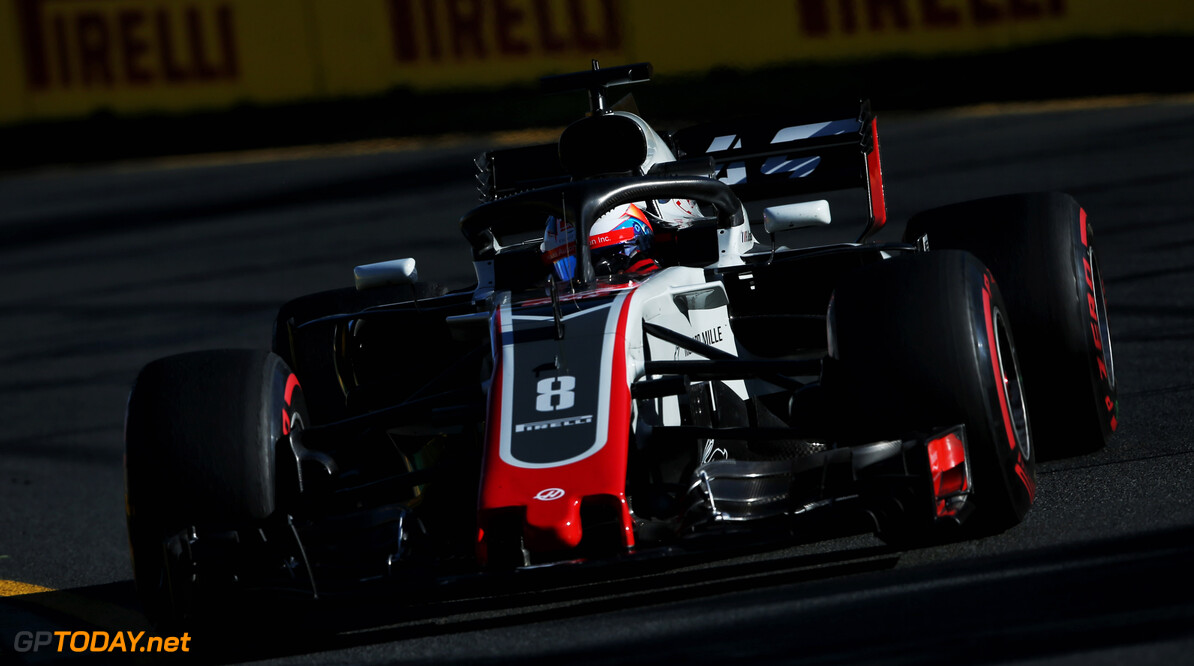 Grosjean happy after promising pace from Haas