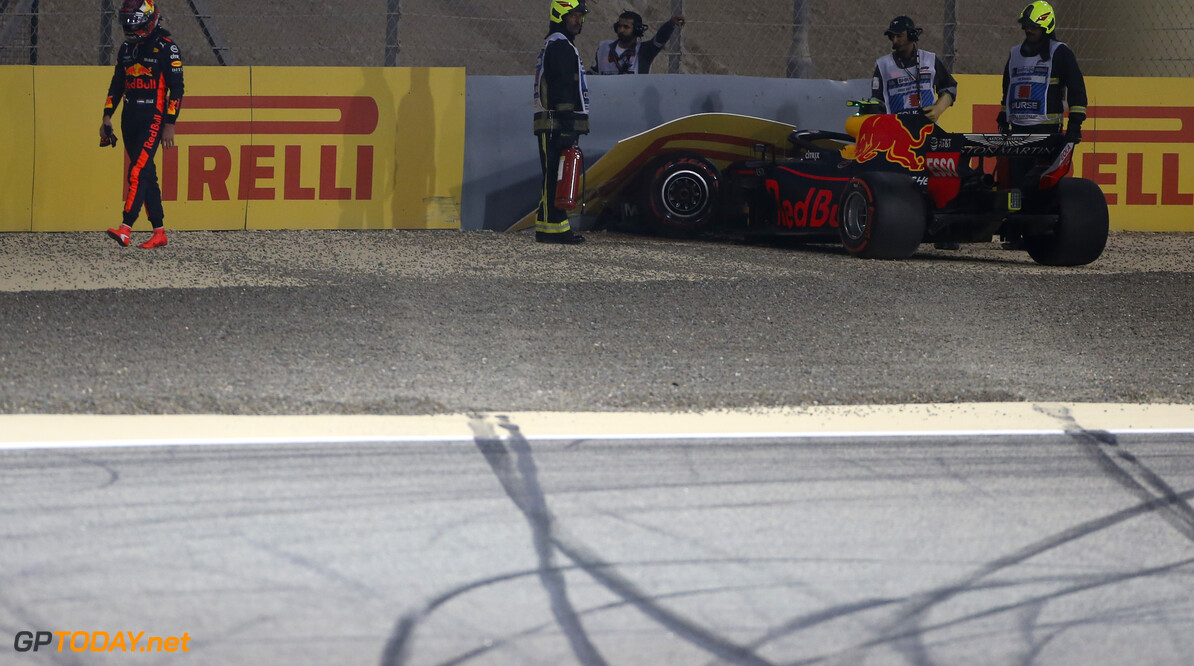 Max Verstappen zelf schuldig aan crash in Q1 in Bahrein