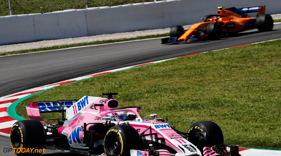 Force India jaagt op de zesde plek van McLaren