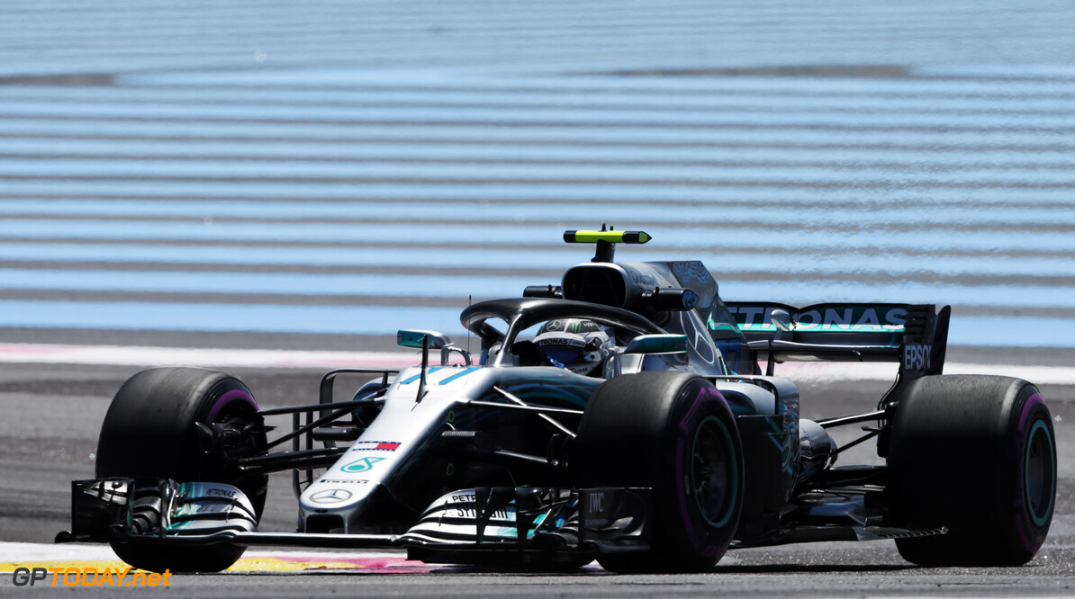 Bottas prijst Mercedes: "Nieuwe motor voelt erg sterk"