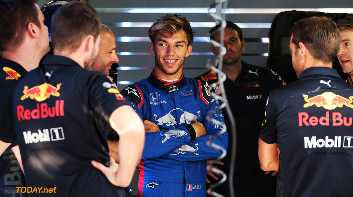 Gasly seat fitting at Red Bull leads to wild rumours