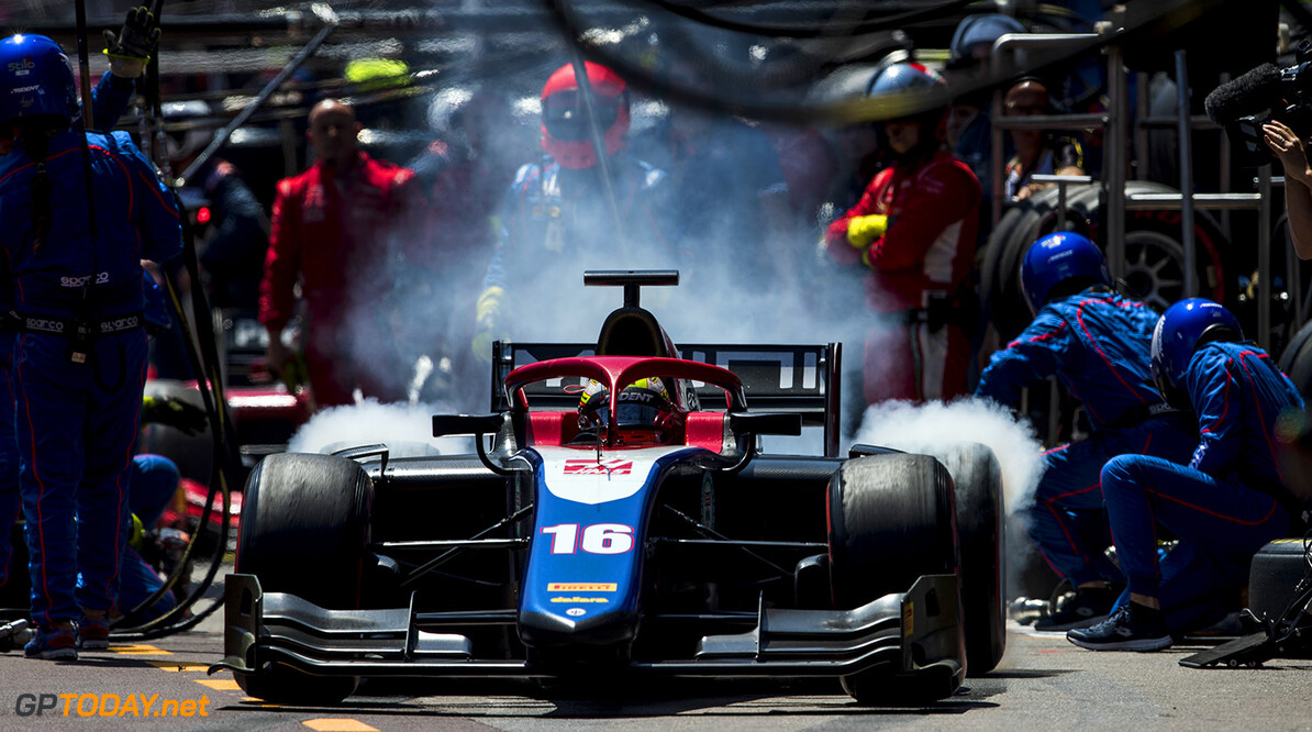 FIA Formula 2 Series - Round 4.
Monte Carlo, Monaco.
Friday 25 May 2018.
Arjun Maini (IND, Trident). 
World Copyright: Zak Mauger / FIA Formula 2.
ref: Digital Image


Zak Mauger



f2 race one 1 feature action