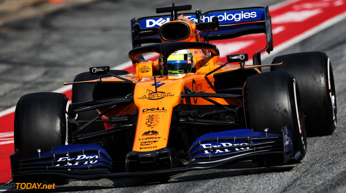 Norris pleased with maiden test outing with McLaren