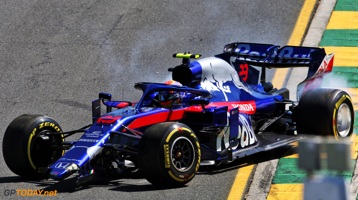 Albon claims inexperience, hot tyres caused FP1 crash