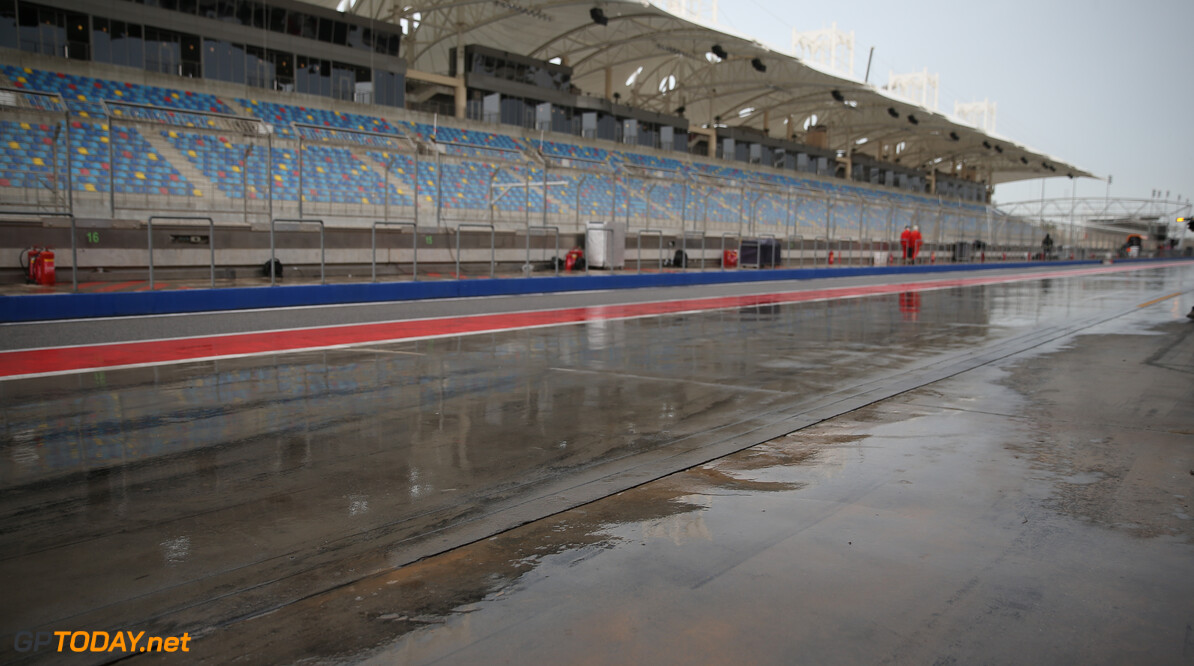 Testplannen teams in Bahrein dwarsgezeten door ontbreken regenbanden