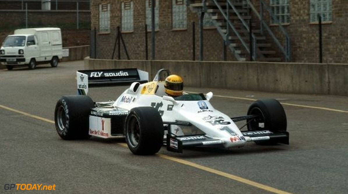 Formula One World Championship: Ayrton Senna returns to the pits after testing the Williams FW08C for the first time
Ayrton Senna (BRA) returns to the pits after testing the Williams FW08C for the first time.
Formula One Testing, Donington Park, England, 19 July 1983.
