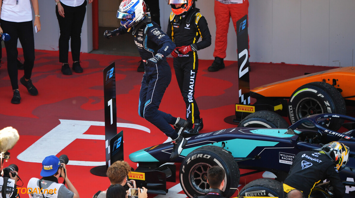 2019 Barcelona
CIRCUIT DE BARCELONA-CATALUNYA, SPAIN - MAY 11: Nicholas Latifi (CAN, DAMS), celebrates in Parc Ferme after winning the race during the Barcelona at Circuit de Barcelona-Catalunya on May 11, 2019 in Circuit de Barcelona-Catalunya, Spain. (Photo by Jerry Andre / LAT Images / FIA F2 Championship)
2019 Barcelona
Jerry Andre

Spain

ts-live
