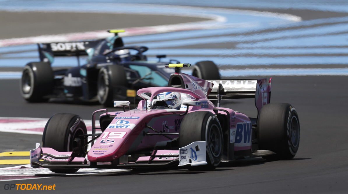 FIA Formula 2
CIRCUIT PAUL RICARD, FRANCE - JUNE 21: Anthoine Hubert (FRA, BWT ARDEN) during the Paul Ricard at Circuit Paul Ricard on June 21, 2019 in Circuit Paul Ricard, France. (Photo by Joe Portlock / LAT Images / FIA F2 Championship)
FIA Formula 2
Joe Portlock

France

action practice