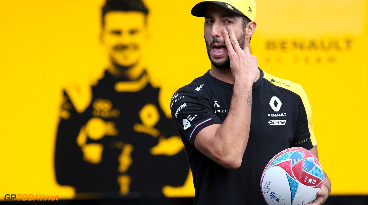 Formula One World Championship
Daniel Ricciardo (AUS), Renault F1 Team 
10.10.2019. Formula 1 World Championship, Rd 17, Japanese Grand Prix, Suzuka, Japan, Preparation Day.
- www.xpbimages.com, EMail: requests@xpbimages.com - copy of publication required for printed pictures. Every used picture is fee-liable. (C) Copyright: Charniaux / XPB Images
Motor Racing - Formula One World Championship - Japanese Grand Prix - Preparation Day - Suzuka, Japan
XPB Images
Suzuka
Japan

Formel1 Formel F1 Formula 1 Formula1 GP Grand Prix one Suzuka Circuit Thursday Portrait Japan Japanese October 10 2019
