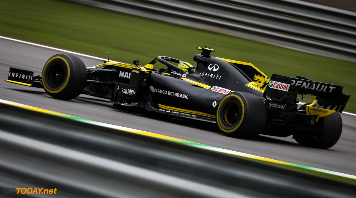 Formula One World Championship
Nico Hulkenberg (GER), Renault Sport F1 Team 
15.11.2019. Formula 1 World Championship, Rd 20, Brazilian Grand Prix, Sao Paulo, Brazil, Practice Day.
- www.xpbimages.com, EMail: requests@xpbimages.com (C) Copyright: Charniaux / XPB Images
Motor Racing - Formula One World Championship - Brazilian Grand Prix - Practice Day - Sao Paulo, Brazil
XPB Images
Sao Paulo
Brazil

Formel1 Formel F1 Formula 1 Formula1 GP Grand Prix one November Brazil Brasil Brazilian Brasilian Sao Paulo Interlagos Autodromo Friday 15 11 2019 Action Track