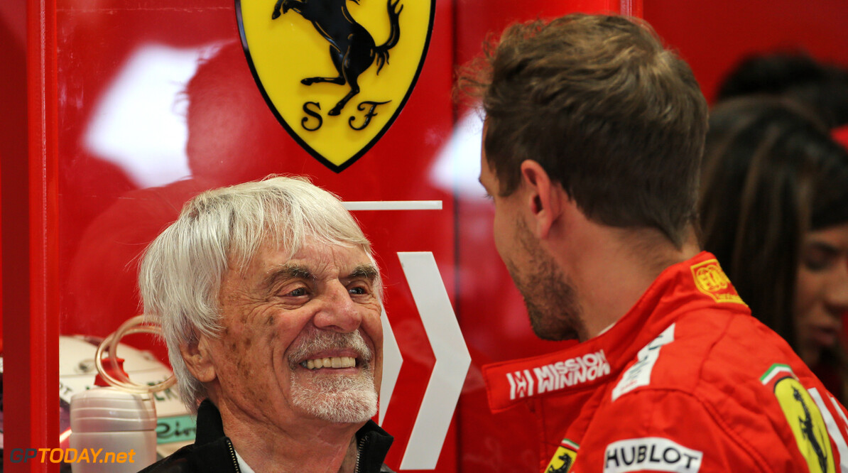 Ecclestone: "Sebastian Vettel is weer gelukkig door mijn hulp"