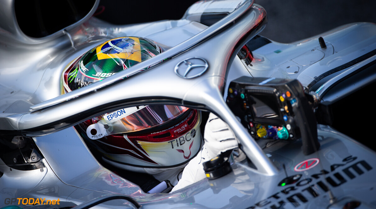<b>Video: </b>Hamilton reunited with his six championship winning cars