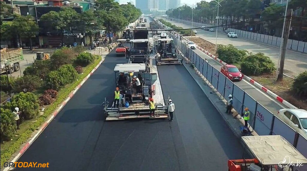 <b>Video: </b>Aanleg stratencircuit voor Vietnamese Grand Prix in volle gang