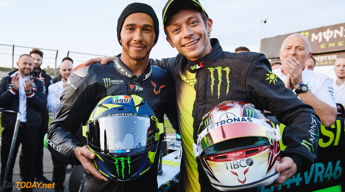 Archive number: M224233
Lewis Hamilton and Valentino Rossi - Valencia #LH44VR46
Lewis Hamilton and Valentino Rossi - Valencia #LH44VR46
Guido De Bortoli
Valencia
Spain

2019 Events Lewis, Valentino and Monster - #LH44VR46 Motorsport MMM