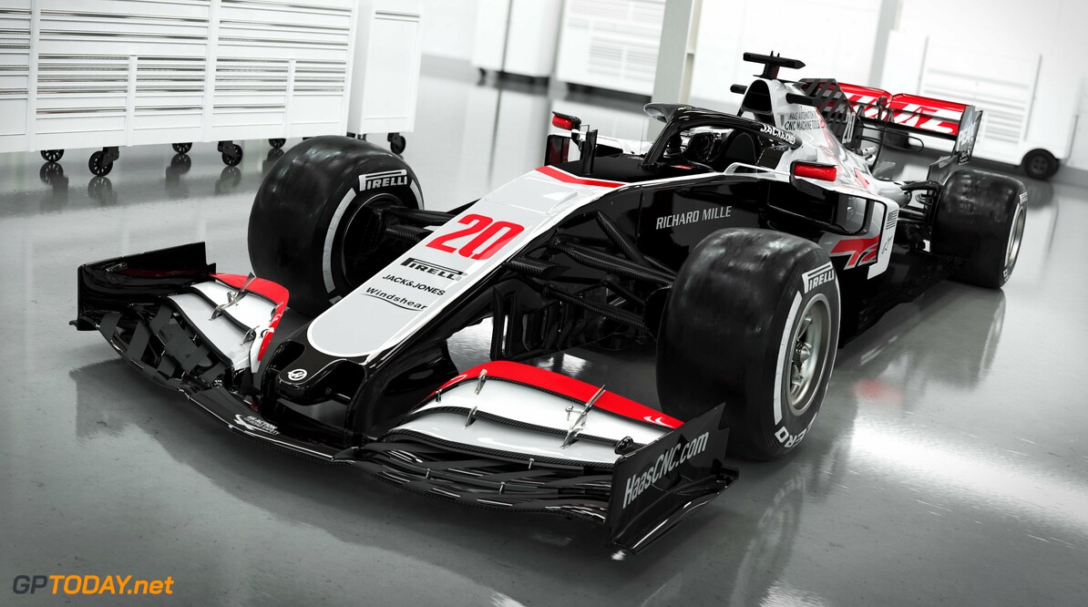 Haas unveils pictures of 2020 car