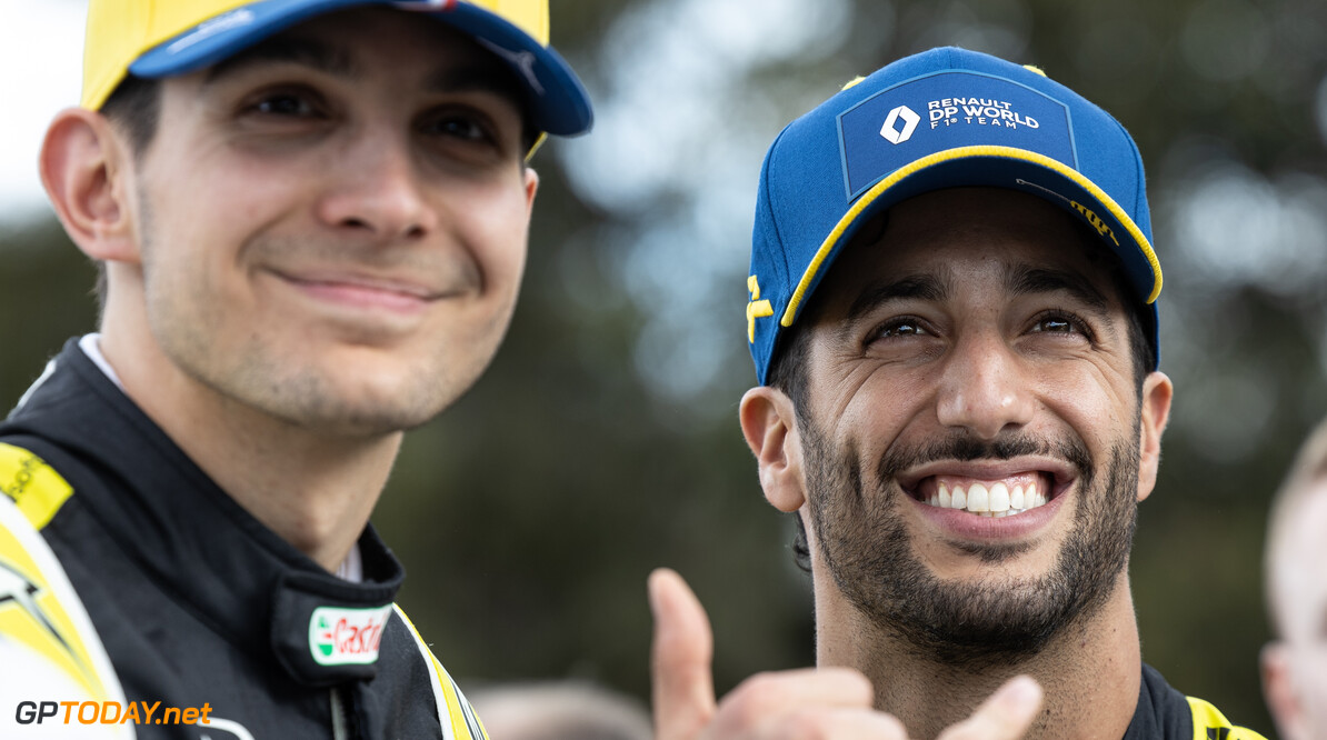 Esteban Ocon: "Relatie met Ricciardo is stukken beter dan met Perez"