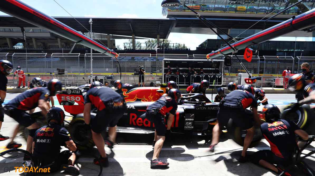 Red Bull en Verstappen buiten top 10 snelste pitstops in Monza