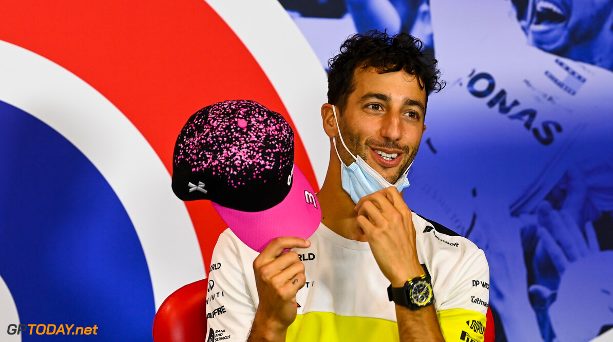 Daniel Ricciardo: "Een tiende achter Verstappen is heel goed"