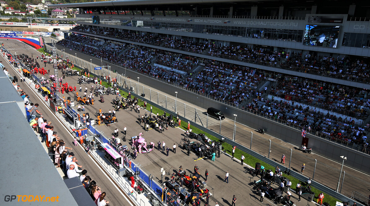 Organisatoren GP van Sochi hebben de helft van de tickets verkocht voor F1 race