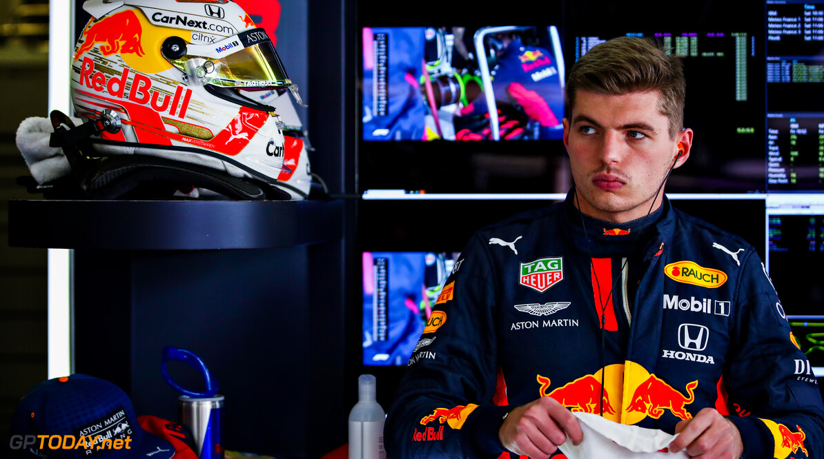 PORTIMAO, PORTUGAL - OCTOBER 24: Max Verstappen of Netherlands and Red Bull Racing prepares to drive in the garage during final practice ahead of the F1 Grand Prix of Portugal at Autodromo Internacional do Algarve on October 24, 2020 in Portimao, Portugal. (Photo by Mark Thompson/Getty Images) // Getty Images / Red Bull Content Pool  // SI202010240089 // Usage for editorial use only // 
F1 Grand Prix of Portugal - Final Practice




SI202010240089