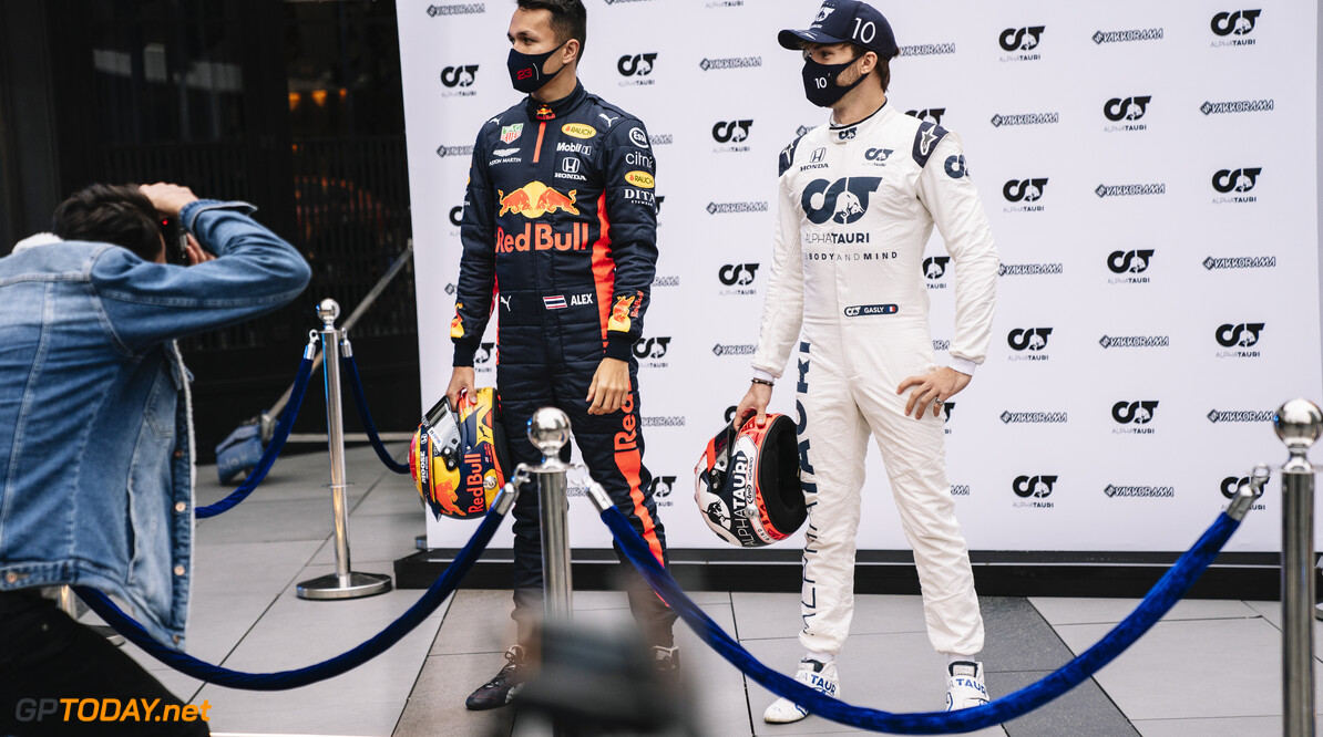 Pierre Gasly and Alexander Albon are seen during Project Istanbulls in Istanbul, Turkey on November 10, 2020 // Nuri Yilmazer/Red Bull Content Pool // SI202011110018 // Usage for editorial use only // 
Pierre Gasly and Alexander Albon




SI202011110018