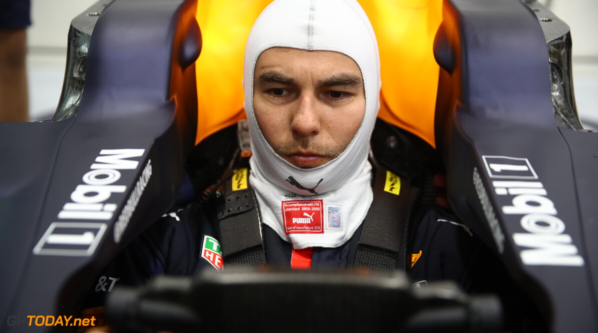 MILTON KEYNES, ENGLAND - JANUARY 12: Sergio Perez of Mexico and Red Bull Racing has a seat fitting at Red Bull Racing Factory on January 12, 2021 in Milton Keynes, England. (Photo by Mark Thompson/Getty Images) // Getty Images / Red Bull Content Pool  // SI202101200076 // Usage for editorial use only // 
Sergio Perez Visits Red Bull Racing Factory




SI202101200076