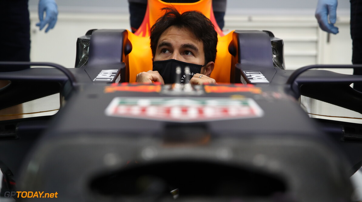 MILTON KEYNES, ENGLAND - JANUARY 12: Sergio Perez of Mexico and Red Bull Racing has a seat fitting at Red Bull Racing Factory on January 12, 2021 in Milton Keynes, England. (Photo by Mark Thompson/Getty Images) // Getty Images / Red Bull Content Pool  // SI202101200086 // Usage for editorial use only // 
Sergio Perez Visits Red Bull Racing Factory




SI202101200086