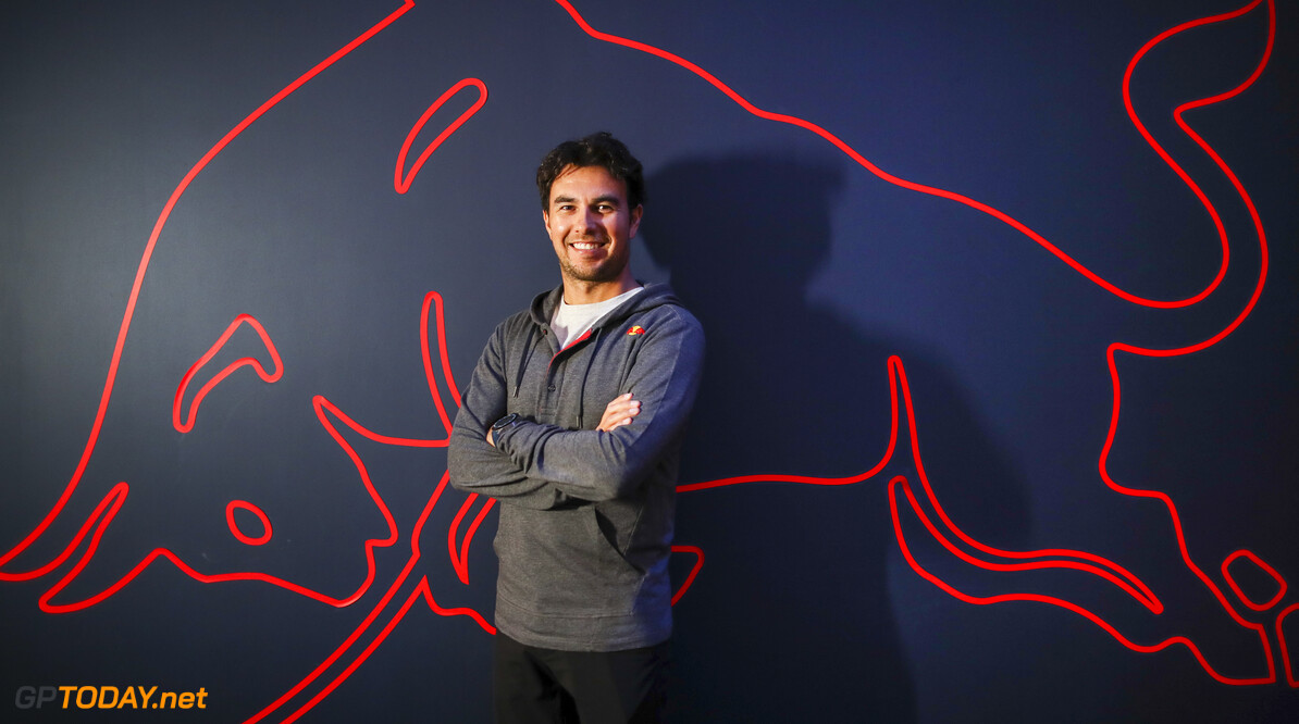 MILTON KEYNES, ENGLAND - JANUARY 15: Sergio Perez of Mexico and Red Bull Racing poses for a photo at Red Bull Racing Factory on January 15, 2021 in Milton Keynes, England. (Photo by Mark Thompson/Getty Images) // Getty Images / Red Bull Content Pool  // SI202101200092 // Usage for editorial use only // 
Sergio Perez Visits Red Bull Racing Factory




SI202101200092