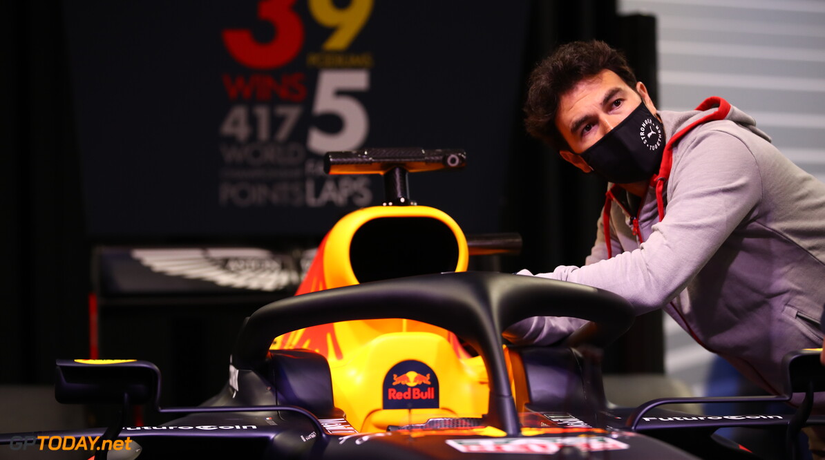 MILTON KEYNES, ENGLAND - JANUARY 11: Sergio Perez of Mexico and Red Bull Racing looks at the history of the team at MK-7 at Red Bull Racing Factory on January 11, 2021 in Milton Keynes, England. (Photo by Mark Thompson/Getty Images) // Getty Images / Red Bull Content Pool  // SI202101200096 // Usage for editorial use only // 
Sergio Perez Visits Red Bull Racing Factory




SI202101200096