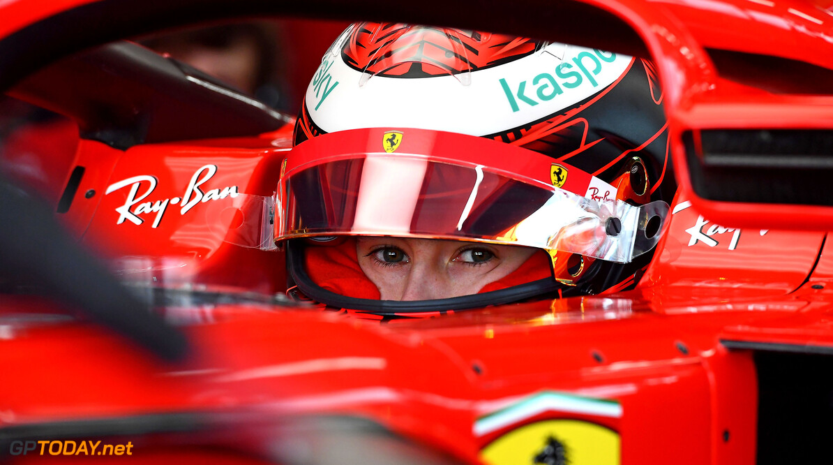 <b>Foto's:</b> Armstrong en Shwartzman testen voor Ferrari op Fiorano
