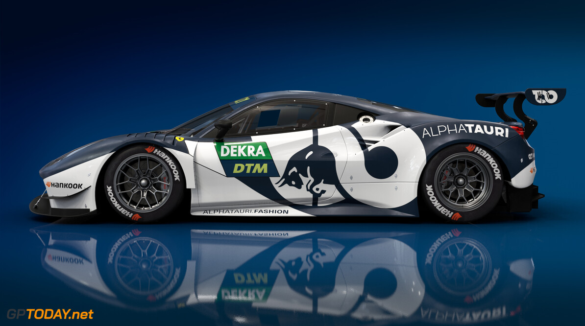 Graphic rendering of the Ferrari 488 GT3 Evo 2020 to be driven by Alex Albon and Nick Cassidy in the 2021 DTM series. // Red Bull Media House // SI202102020013 // Usage for editorial use only // 
AlphaTauri Car Livery




SI202102020013