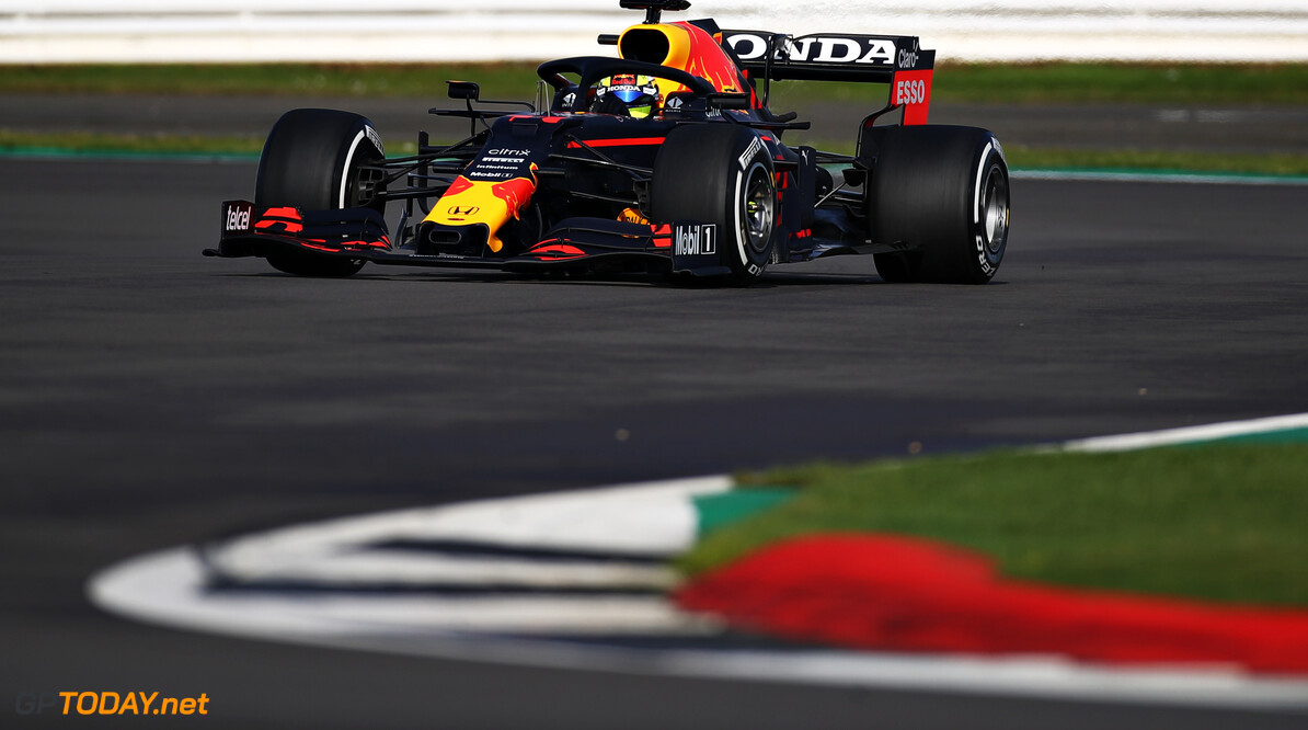 NORTHAMPTON, ENGLAND - FEBRUARY 23: Sergio Perez of Mexico driving the (11) Red Bull Racing RB15 Honda at Silverstone on February 23, 2021 in Northampton, England. (Photo by Bryn Lennon/Getty Images for Red Bull Racing) // Getty Images / Red Bull Content Pool  // SI202102230136 // Usage for editorial use only // 
Red Bull Racing Filming Day




SI202102230136