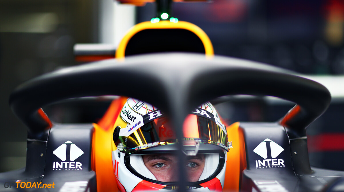NORTHAMPTON, ENGLAND - FEBRUARY 24: Max Verstappen of Netherlands and Red Bull Racing prepares to drive in the garage during the Red Bull Racing Filming Day at Silverstone on February 24, 2021 in Northampton, England. (Photo by Dan Istitene/Getty Images for Red Bull Racing) // Getty Images / Red Bull Content Pool  // SI202102240169 // Usage for editorial use only // 
Max Verstappen




SI202102240169