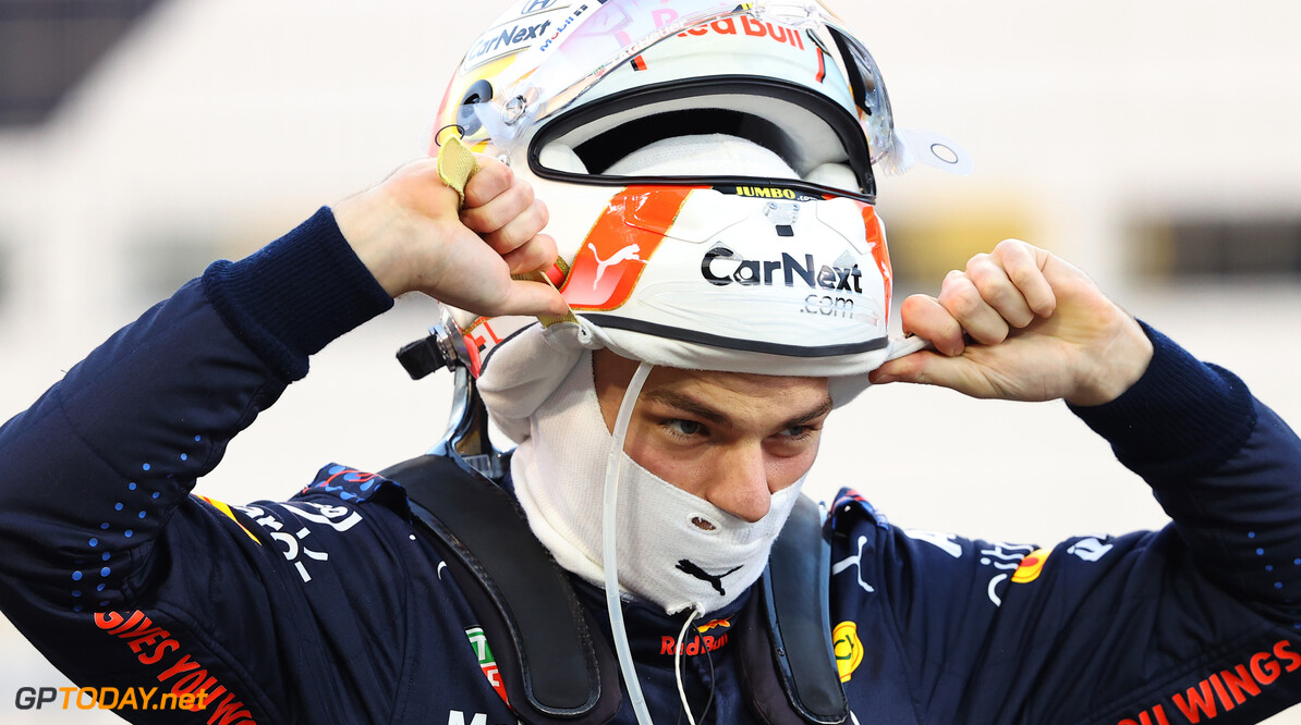 BAHRAIN, BAHRAIN - MARCH 28: Max Verstappen of Netherlands and Red Bull Racing puts his helmet on as he prepares to drive on the grid ahead of the F1 Grand Prix of Bahrain at Bahrain International Circuit on March 28, 2021 in Bahrain, Bahrain. (Photo by Bryn Lennon/Getty Images) // Getty Images / Red Bull Content Pool  // SI202103280104 // Usage for editorial use only // 
F1 Grand Prix of Bahrain




SI202103280104