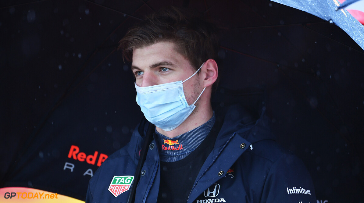 IMOLA, ITALY - APRIL 18: Max Verstappen of Netherlands and Red Bull Racing looks on as he stands on the grid prior to the F1 Grand Prix of Emilia Romagna at Autodromo Enzo e Dino Ferrari on April 18, 2021 in Imola, Italy. (Photo by Jennifer Lorenzini - Pool/Getty Images) // Getty Images / Red Bull Content Pool  // SI202104180164 // Usage for editorial use only // 
F1 Grand Prix of Emilia Romagna




SI202104180164
