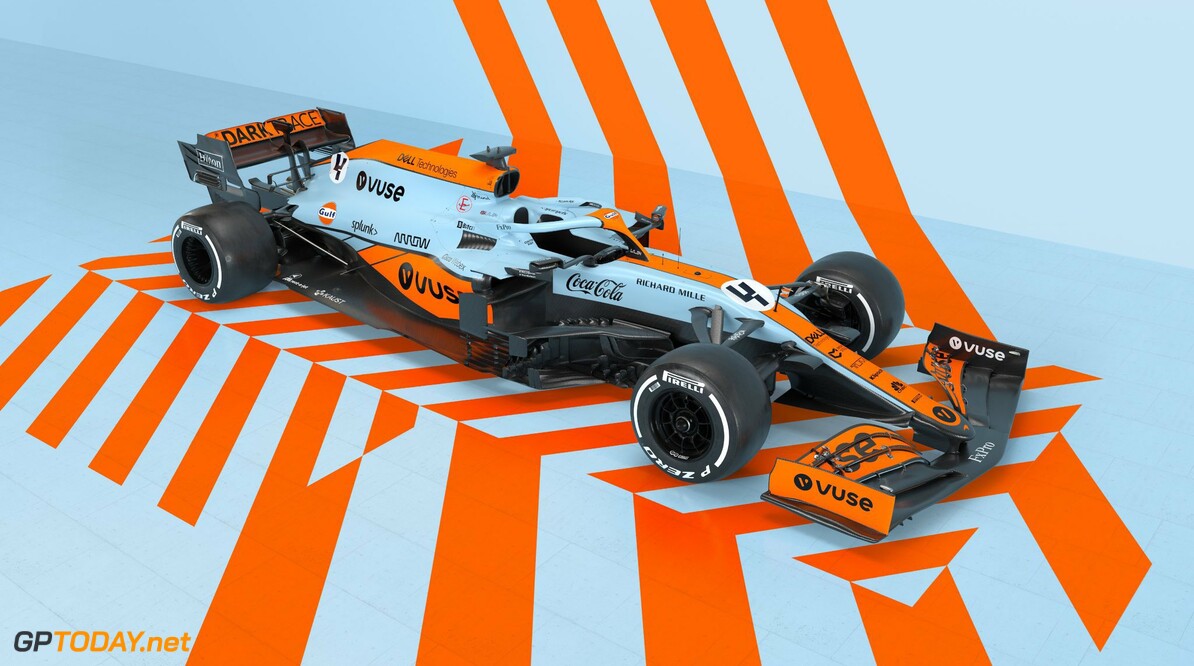 <b>Foto's:</b> De speciale Gulf-livery van McLaren voor GP van Monaco