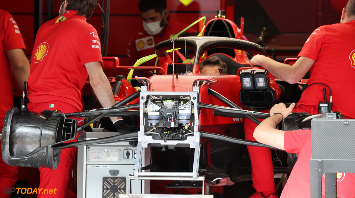 'Ferrari kiest bij auto voor 2022 voor pull-rod voorwielophanging'