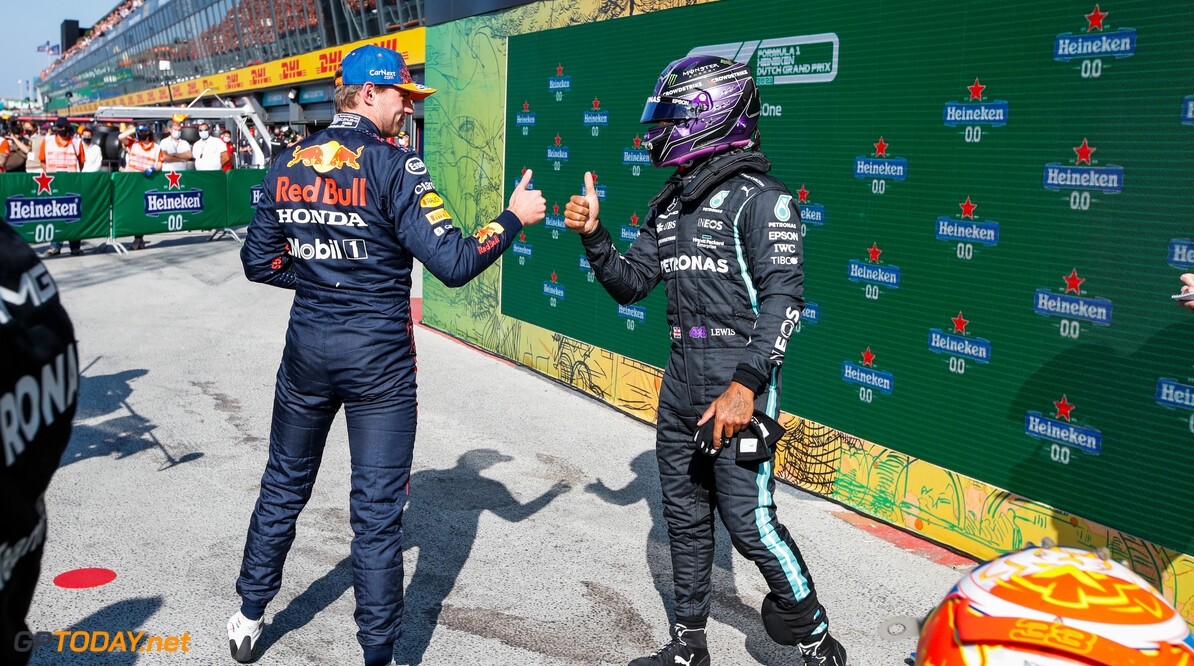Lewis Hamilton: "Max heeft het fantastisch gedaan"