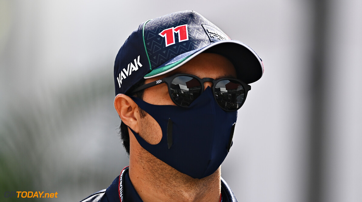 MEXICO CITY, MEXICO - NOVEMBER 04: Sergio Perez of Mexico and Red Bull Racing walks in the Paddock during previews ahead of the F1 Grand Prix of Mexico at Autodromo Hermanos Rodriguez on November 04, 2021 in Mexico City, Mexico. (Photo by Clive Mason/Getty Images) // Getty Images / Red Bull Content Pool  // SI202111040685 // Usage for editorial use only // 
F1 Grand Prix of Mexico - Previews




SI202111040685