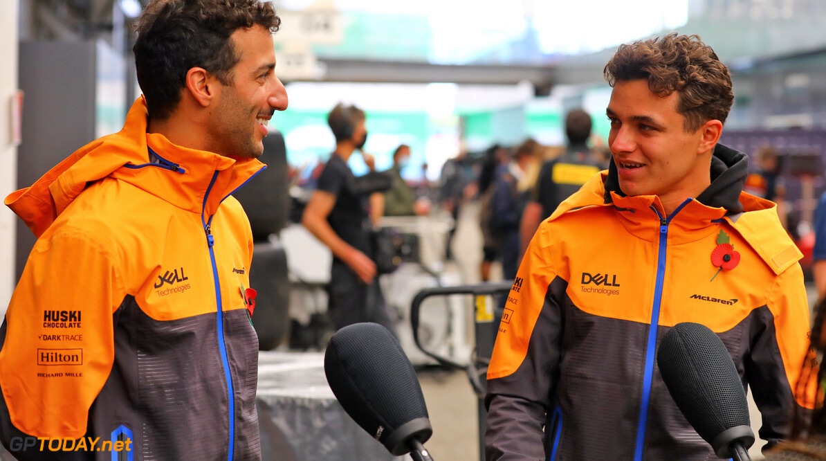 Ricciardo zelfbewust: ''Norris doet het absoluut beter in de bochten''