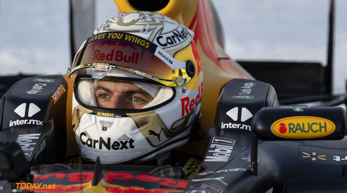 Max Verstappen of the Netherlands seen during the GP Ice Race in Zell am See, Austria on January 24, 2022. // SI202202020243 // Usage for editorial use only // 
Max Verstappen




SI202202020243
