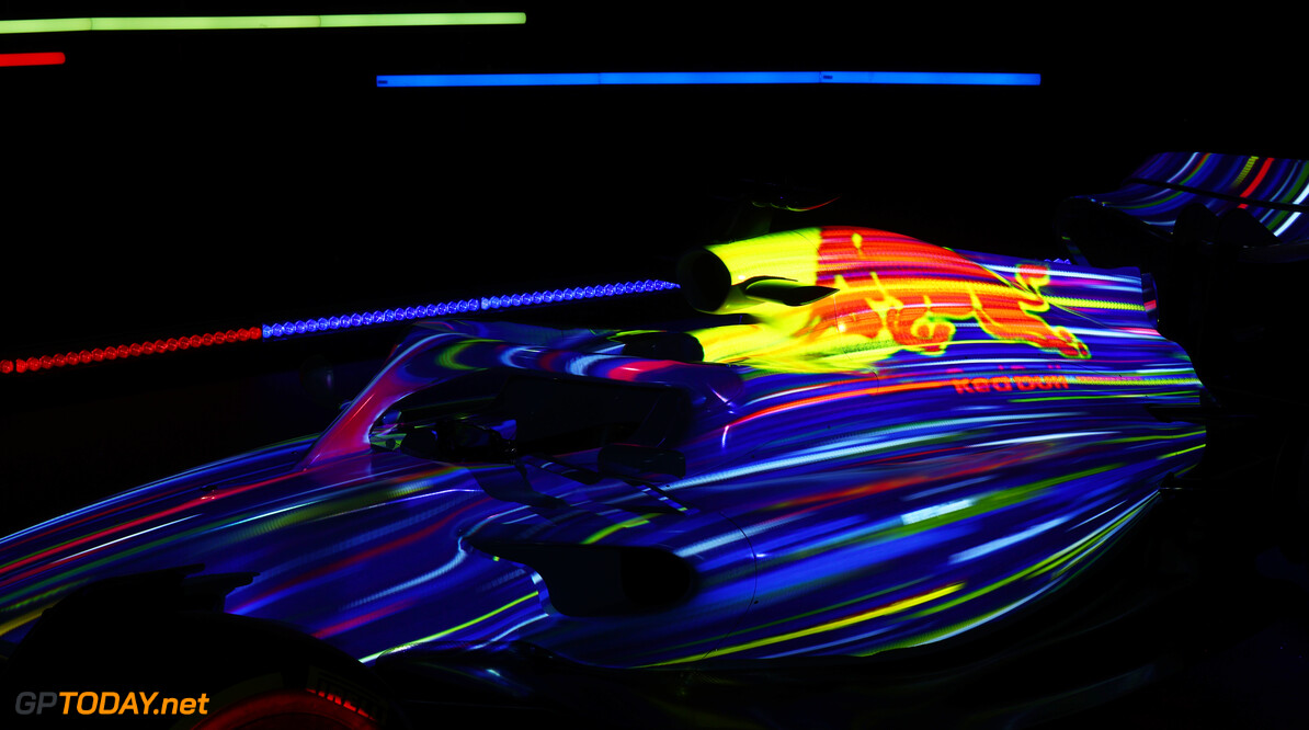 CORBY, ENGLAND - JANUARY 28: The Red Bull Racing RB18 is launched on January 28, 2022 in Corby, England. (Photo by Dan Istitene/Getty Images) // SI202202090251 // Usage for editorial use only // 
Red Bull Racing RB18 Launch




SI202202090251