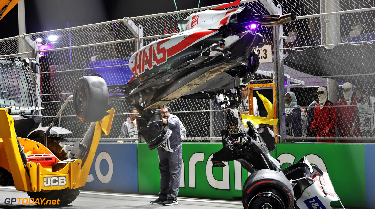 Saoedische crash heeft gevolgen voor Haas: Geen reservechassis