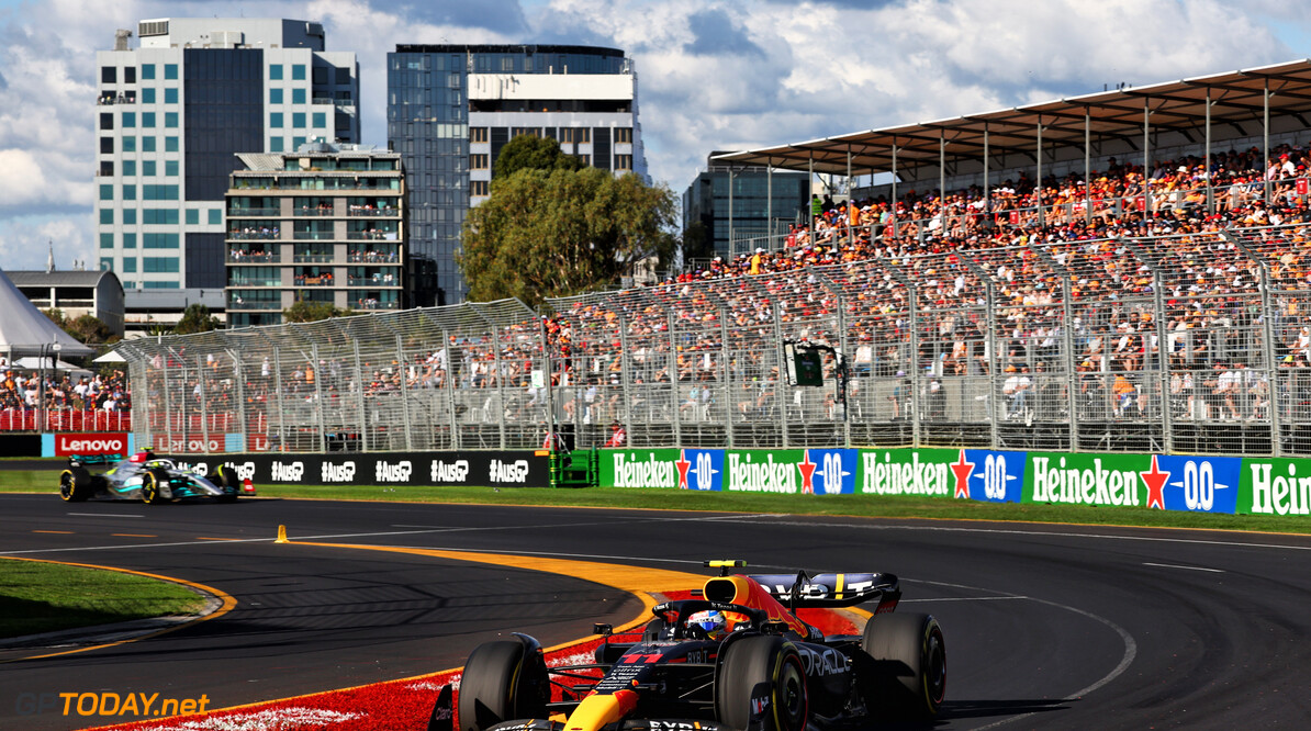 Eerste tribunes in Melbourne worden opgebouwd in aanloop naar Grand Prix