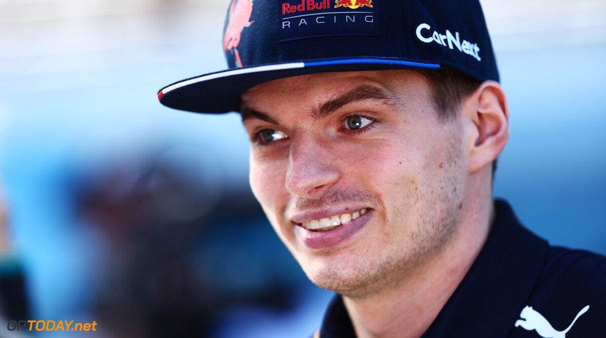 MELBOURNE, AUSTRALIA - APRIL 08: Max Verstappen of the Netherlands and Oracle Red Bull Racing looks on in the Paddock prior to practice ahead of the F1 Grand Prix of Australia at Melbourne Grand Prix Circuit on April 08, 2022 in Melbourne, Australia. (Photo by Mark Thompson/Getty Images) // Getty Images / Red Bull Content Pool // SI202204080072 // Usage for editorial use only // 
F1 Grand Prix of Australia - Practice




SI202204080072