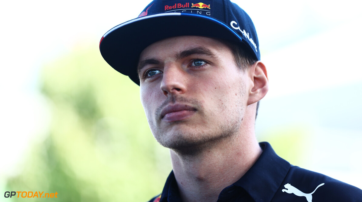 MELBOURNE, AUSTRALIA - APRIL 08: Max Verstappen of the Netherlands and Oracle Red Bull Racing looks on in the Paddock prior to practice ahead of the F1 Grand Prix of Australia at Melbourne Grand Prix Circuit on April 08, 2022 in Melbourne, Australia. (Photo by Mark Thompson/Getty Images) // Getty Images / Red Bull Content Pool // SI202204080070 // Usage for editorial use only // 
F1 Grand Prix of Australia - Practice




SI202204080070