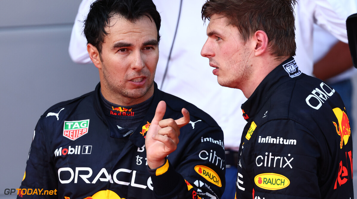 Formula One World Championship
Sergio Perez (MEX) Red Bull Racing RB18 and Max Verstappen (NLD) Red Bull Racing RB18.
12.06.2022. Formula 1 World Championship, Rd 8, Azerbaijan Grand Prix, Baku Street Circuit, Azerbaijan, Race Day.
- www.xpbimages.com, EMail: requests@xpbimages.com (C) Copyright: Batchelor / XPB Images
Motor Racing - Formula One World Championship - Azerbaijan Grand Prix - Race Day - Baku, Azerbaijan
XPB Images
Baku
Azerbaijan

Formel1 Formel F1 Formula 1 Formula1 GP Grand Prix one Circuit Baku Azerbaijan Sunday June 12 06 6 2022 Portrait podium